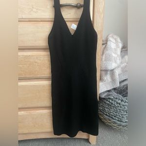 H&M black body con dress